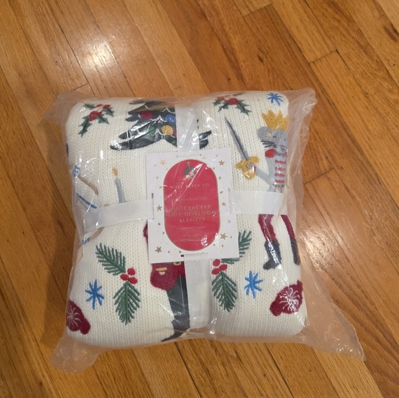 Rifle Paper Co. Other - Pottery Barn Kids Nutcracker Knit Heirloom Blanket